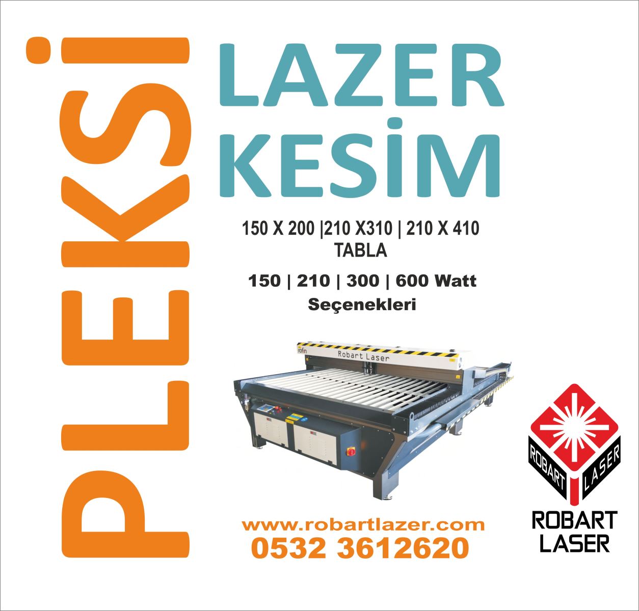 Pleksi Lazer Kesim Makinası